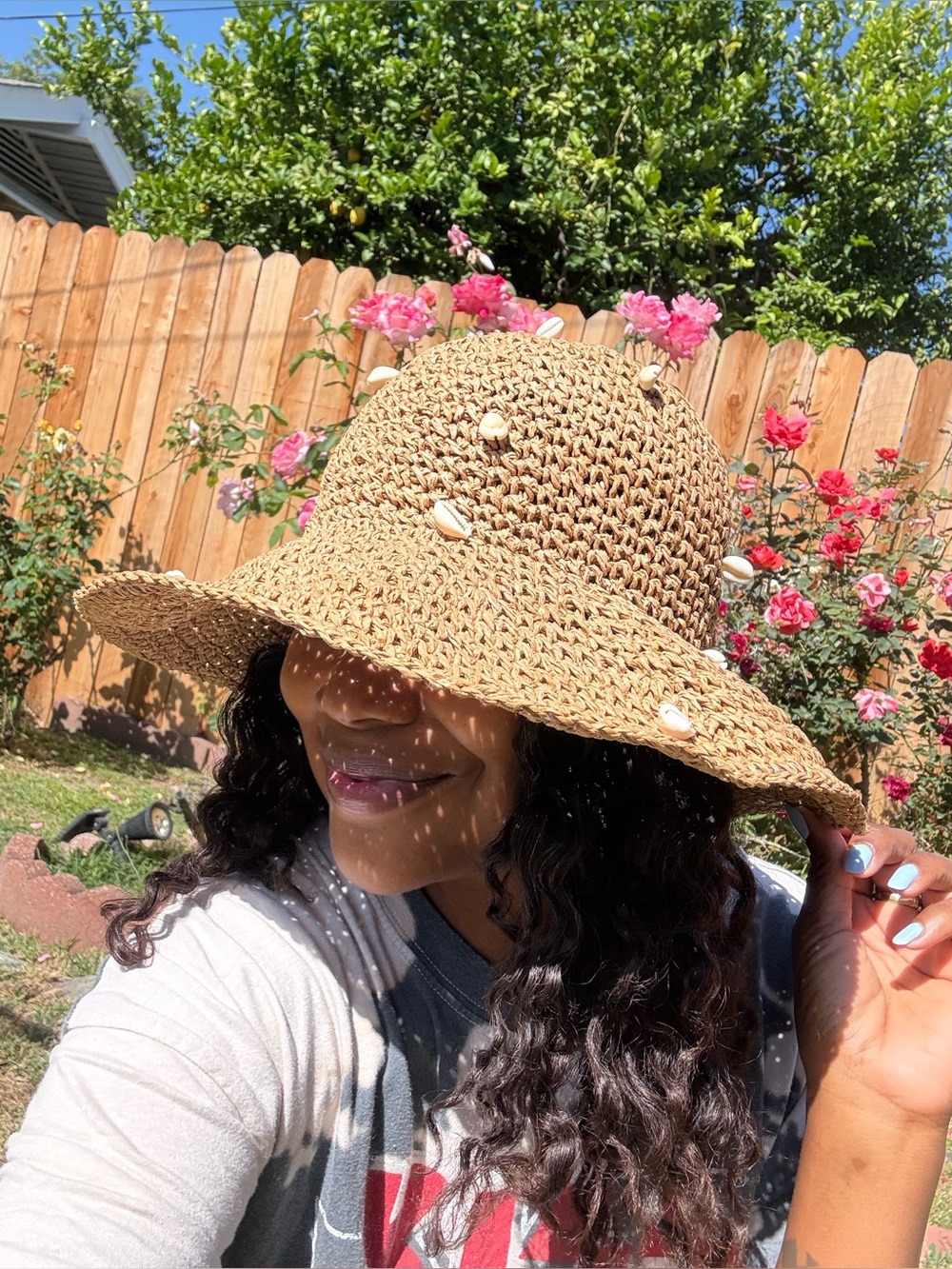 Elliot Sea Shell Straw Bucket Hat - Picture 5 of 12
